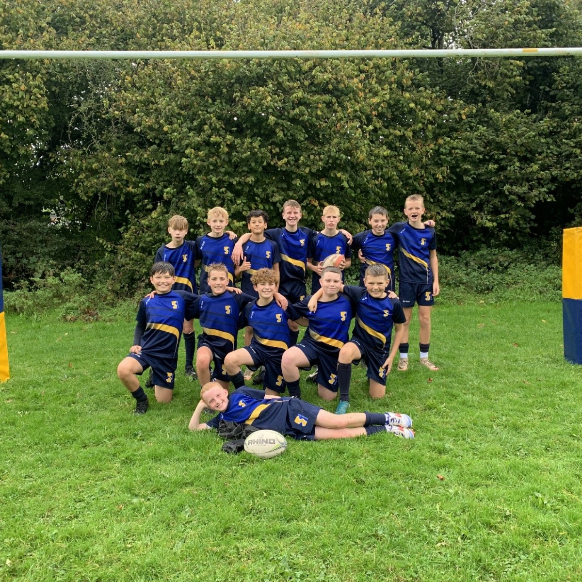 Coombe Dean School Year 8 Rugby team won!