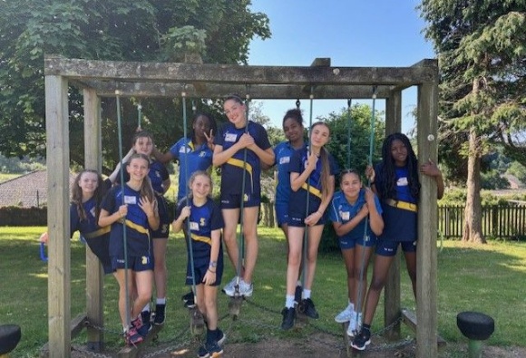 Image for Coombe Dean Leaders assist at Goosewell Primary School Games Days