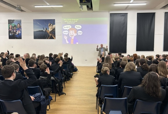 Image for Languages Come Alive: Inspiring Visit from David Binns and Sanako